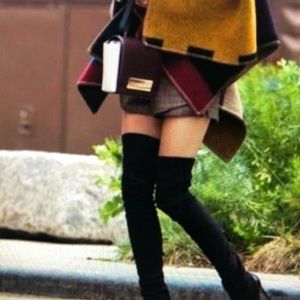 Sam Edelman Over the knee lace in back suede boots